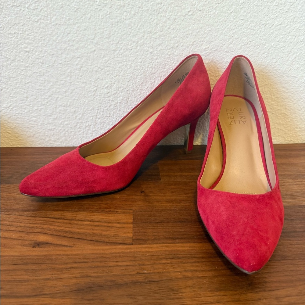 Aldo Red Suede Heels